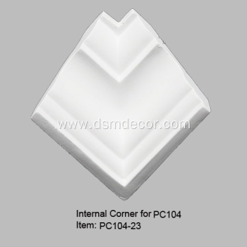 Polyurethane Plain Decorative Cornice Moulding